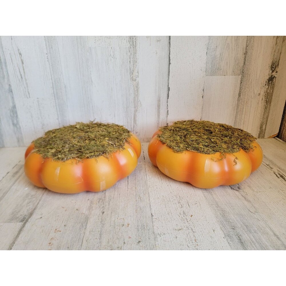 Platform pumpkin moss Halloween set home decor unique figure